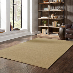 Oriental Weavers Karavia 2068X Casual/Rustic Solid Polypropylene Indoor/Outdoor Area Rug Tan 8'6" x 13' K2068X259396ST