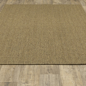 Oriental Weavers Karavia 2160N Casual/Rustic Solid Polypropylene Indoor/Outdoor Area Rug Tan 8'6" x 13' K2160N259396ST