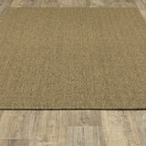 Oriental Weavers Karavia 2160N Casual/Rustic Solid Polypropylene Indoor/Outdoor Area Rug Tan 8'6" x 13' K2160N259396ST