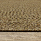 Oriental Weavers Karavia 2160N Casual/Rustic Solid Polypropylene Indoor/Outdoor Area Rug Tan 8'6" x 13' K2160N259396ST