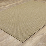 Oriental Weavers Karavia 2160X Casual/Rustic Solid Polypropylene Indoor/Outdoor Area Rug Sand 8'6" x 13' K2160X259396ST