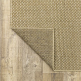 Oriental Weavers Karavia 2160X Casual/Rustic Solid Polypropylene Indoor/Outdoor Area Rug Sand 8'6" x 13' K2160X259396ST