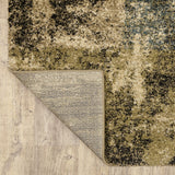 Oriental Weavers Kendall 049H1 Industrial/Contemporary Abstract Polypropylene Indoor Area Rug Beige/ Blue 9'10" x 12'10" K049H1300390ST