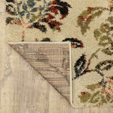 Oriental Weavers Kendall 5090E Casual/Tropical Floral Polypropylene Indoor Area Rug Beige/ Multi 9'10" x 12'10" K5090E300390ST