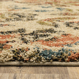 Oriental Weavers Kendall 5090E Casual/Tropical Floral Polypropylene Indoor Area Rug Beige/ Multi 9'10" x 12'10" K5090E300390ST