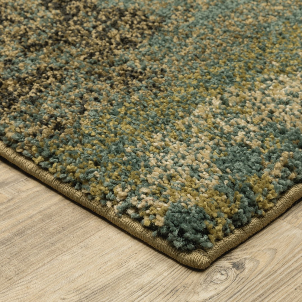 Oriental Weavers Kendall 531X1 Contemporary/ Abstract Polypropylene Indoor Area Rug Beige/ Blue 9'10" x 12'10" K531X1300390ST