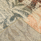 Oriental Weavers Kendall 561X1 Casual/Contemporary Geometric Polypropylene Indoor Area Rug Beige/ Multi 9'10" x 12'10" K561X1300390ST