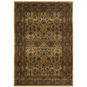 Oriental Weavers Kharma 332W4 Traditional/Persian Oriental Polypropylene Indoor Area Rug Beige/ Red 9'9" x 12'2" K332W4300380ST