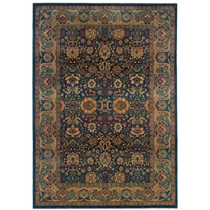 Oriental Weavers Kharma 332X4 Traditional/Persian Oriental Polypropylene Indoor Area Rug Blue/ Beige 9'9" x 12'2" K332X4300380ST