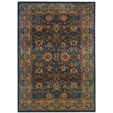 Oriental Weavers Kharma 332X4 Traditional/Persian Oriental Polypropylene Indoor Area Rug Blue/ Beige 9'9" x 12'2" K332X4300380ST