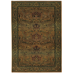 Oriental Weavers Kharma 465J4 Traditional/Persian Oriental Polypropylene Indoor Area Rug Green/ Beige 6'7" x 9'1" K465J4200285ST