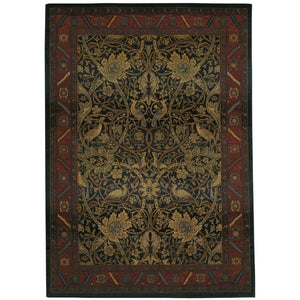 Oriental Weavers Kharma 470X4 Traditional/Global Floral Polypropylene Indoor Area Rug Red/ Blue 9'9" x 12'2" K470X4300380ST