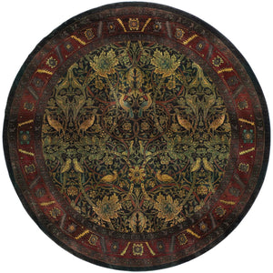 Oriental Weavers Kharma 470X4 Traditional/Global Floral Polypropylene Indoor Area Rug Red/ Blue 8' Round K470X4240240ST
