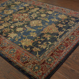 Oriental Weavers Kharma 836F4 Traditional/Persian Oriental Polypropylene Indoor Area Rug Blue/ Red 6'7" x 9'1" K836F4200285ST