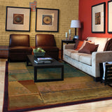 Oriental Weavers Kharma Ii 890X4 Contemporary/ Abstract Polypropylene Indoor Area Rug Red/ Green 7'10" x 11' K890X4240340ST