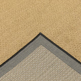 Oriental Weavers Lanai 525X5 Casual/ Border Polypropylene Indoor/Outdoor Area Rug Beige/ Black 8'6" x 13' L525X52859396ST