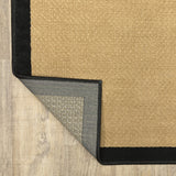 Oriental Weavers Lanai 525X5 Casual/ Border Polypropylene Indoor/Outdoor Area Rug Beige/ Black 8'6" x 13' L525X52859396ST