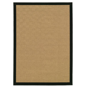 Oriental Weavers Lanai 525X5 Casual/ Border Polypropylene Indoor/Outdoor Area Rug Beige/ Black 8'6" x 13' L525X52859396ST