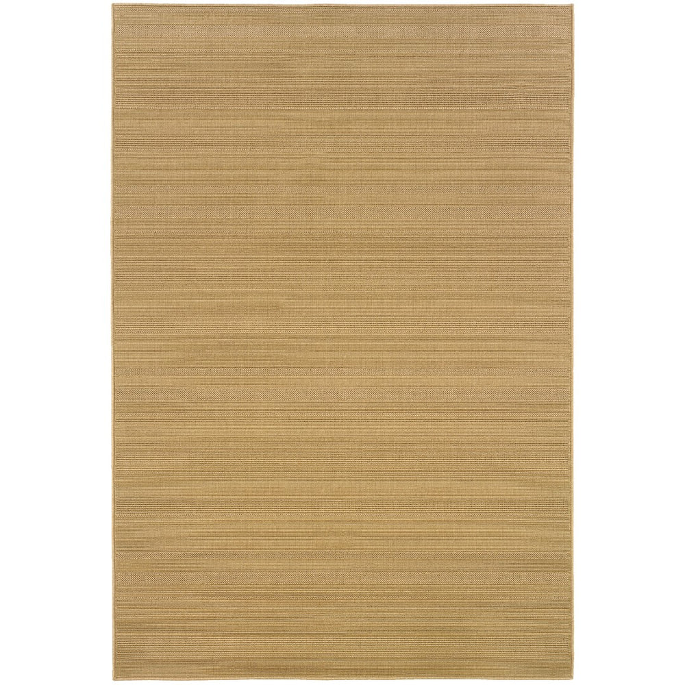 Oriental Weavers Lanai 781Y1 Casual/ Solid Polypropylene Indoor/Outdoor Area Rug Tan 8'6" x 13' L781Y1259396ST