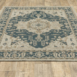 Oriental Weavers Latitude 001J3 Traditional/Global Oriental Polypropylene Indoor/Outdoor Area Rug Grey/ Gold 9'10" x 12'10" L001J3300390ST