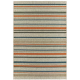 Oriental Weavers Latitude 602W3 Transitional/Casual Geometric Polypropylene Indoor/Outdoor Area Rug Grey/ Teal 9'10" x 12'10" L602W3300390ST