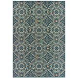 Latitude 609B3 Casual/Traditional Geometric Polypropylene Indoor/Outdoor Area Rug