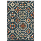 Latitude 709B3 Global/Casual Floral Polypropylene Indoor/Outdoor Area Rug