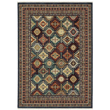 Lilihan 003B6 Traditional/Bohemian Oriental Wool/Nylon Indoor Area Rug
