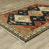 Oriental Weavers Lilihan 051K6 Southwestern/Traditional Southwest/Lodge Wool/Nylon Indoor Area Rug Charcoal/ Multi 9'10" x 12'10" L051K6300394ST