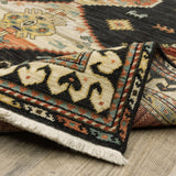 Oriental Weavers Lilihan 051K6 Southwestern/Traditional Southwest/Lodge Wool/Nylon Indoor Area Rug Charcoal/ Multi 9'10" x 12'10" L051K6300394ST