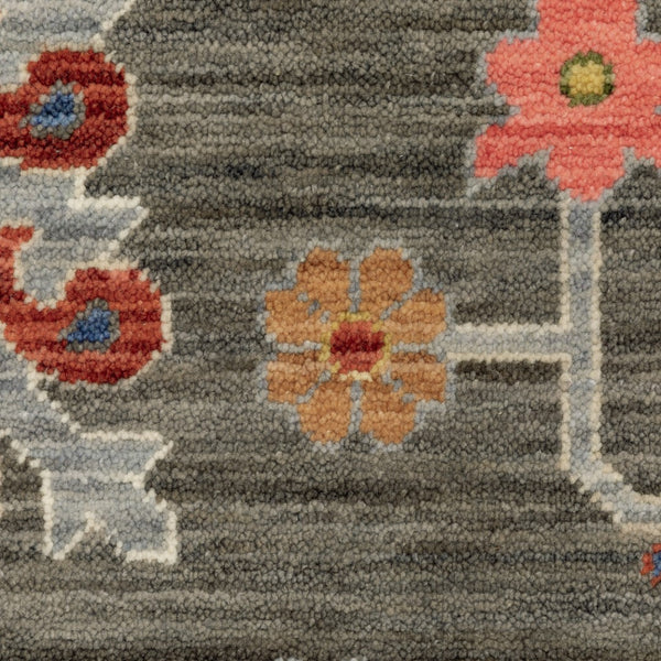Oriental Weavers Lucca 8111K Traditional/Bohemian Oriental Wool, Nylon Indoor Area Rug Grey/ Multi 2'6" x 12' L8111K078370ST