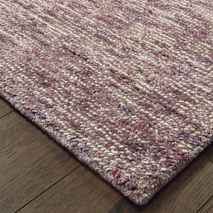 Oriental Weavers Lucent 45903 Contemporary/Glam Solid Wool, Viscose Indoor Area Rug Purple/ Pink 8' x 10' L45903244305ST