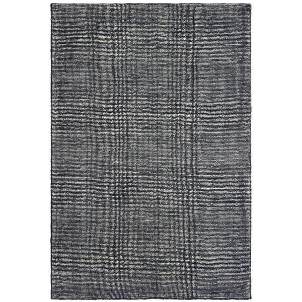 Oriental Weavers Lucent 45904 Contemporary/Glam Solid Wool, Viscose Indoor Area Rug Charcoal/ Black 6' x 9' L45904183275ST