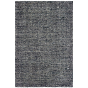 Oriental Weavers Lucent 45904 Contemporary/Glam Solid Wool, Viscose Indoor Area Rug Charcoal/ Black 6' x 9' L45904183275ST