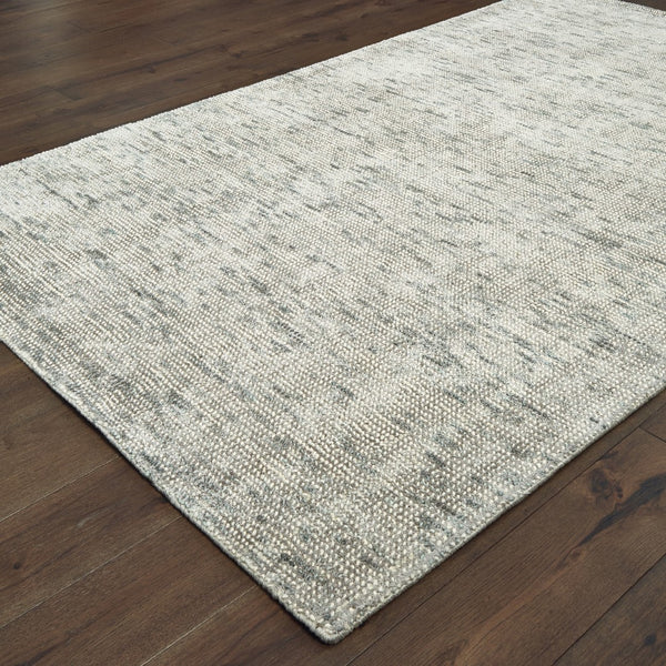 Oriental Weavers Lucent 45905 Contemporary/Glam Solid Wool, Viscose Indoor Area Rug Stone/ Grey 6' x 9' L45905183275ST