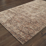 Oriental Weavers Lucent 45907 Contemporary/Glam Solid Wool, Viscose Indoor Area Rug Taupe/ Pink 6' x 9' L45907183275ST