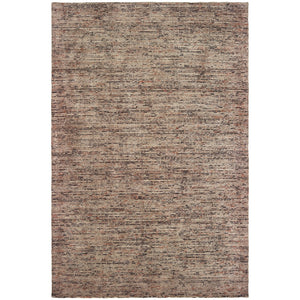 Oriental Weavers Lucent 45907 Contemporary/Glam Solid Wool, Viscose Indoor Area Rug Taupe/ Pink 6' x 9' L45907183275ST