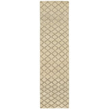 Oriental Weavers Maddox 56502 Bohemian/Global Geometric Wool Indoor Area Rug Beige/ Stone 2'6" x 10' M56502076305ST