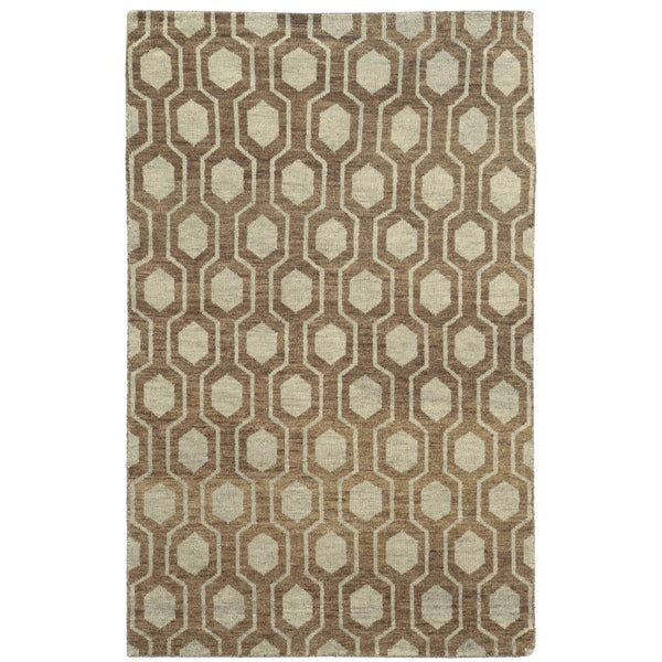 Oriental Weavers Maddox 56504 Bohemian/Global Geometric Wool Indoor Area Rug Brown/ Blue 10' x 13' M56504305396ST
