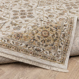 Oriental Weavers Maharaja 001J1 Traditional/Vintage Oriental Polyester Indoor Area Rug Ivory/ Gold 9'10" x 12'10" M001J1300394ST