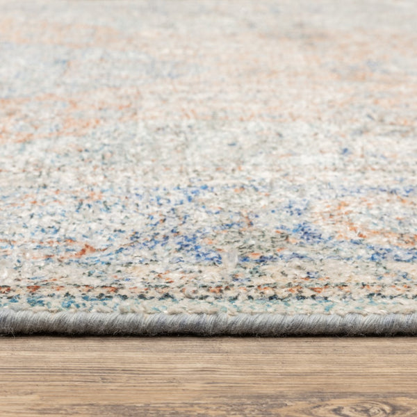 Oriental Weavers Malabar 45301 Traditional/Bohemian Oriental Polyester, Rayon Indoor Area Rug Blue/ Red 8' x 10' M45301243304ST