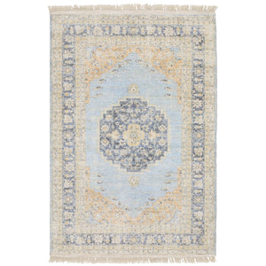 Oriental Weavers Malabar 45306 Traditional/Bohemian Oriental Polyester, Rayon Indoor Area Rug Blue/ Beige 5' x 8' M45306152243ST