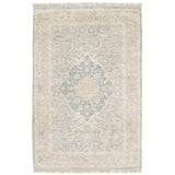 Oriental Weavers Malabar 45307 Traditional/Bohemian Oriental Polyester, Rayon Indoor Area Rug Grey/ Beige 10' x 13' M45307304396ST