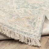 Oriental Weavers Malabar 45307 Traditional/Bohemian Oriental Polyester, Rayon Indoor Area Rug Grey/ Beige 10' x 13' M45307304396ST