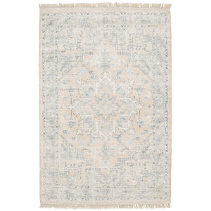 Oriental Weavers Malabar 45308 Traditional/Bohemian Oriental Polyester, Rayon Indoor Area Rug Beige/ Grey 8' x 10' M45308243304ST