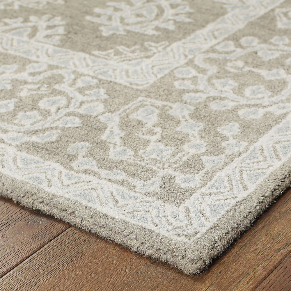 Oriental Weavers Manor 81202 Traditional/Casual Oriental Wool Indoor Area Rug Grey/ Beige 10' x 13' M81202305396ST