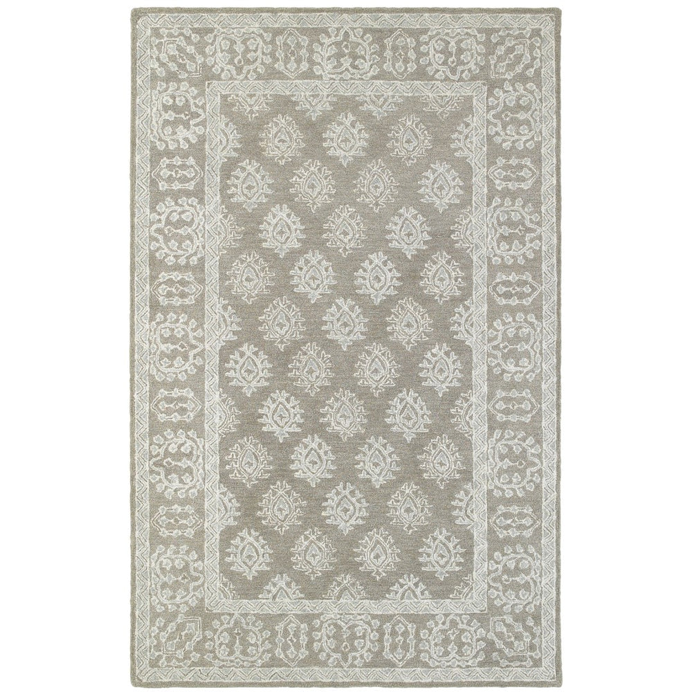 Oriental Weavers Manor 81202 Traditional/Casual Oriental Wool Indoor Area Rug Grey/ Beige 10' x 13' M81202305396ST
