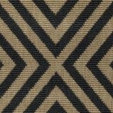 Oriental Weavers Marina 2335K Casual/Contemporary Geometric Polypropylene Indoor/Outdoor Area Rug Black/ Tan 8'6" x 13' M2335K259396ST