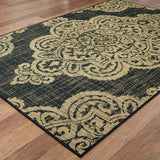 Oriental Weavers Marina 5929K Bohemian/Global Oriental Polypropylene Indoor/Outdoor Area Rug Black/ Tan 8'6" x 13' M5929K259396ST