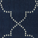 Oriental Weavers Marina 6025P Moroccan/Casual Geometric Polypropylene Indoor/Outdoor Area Rug Navy/ Ivory 8'6" x 13' M6025P259396ST